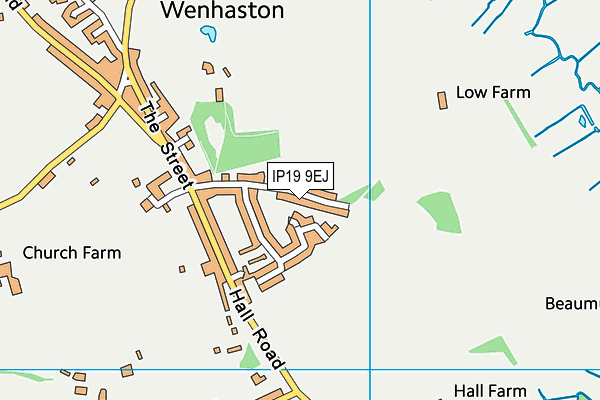 IP19 9EJ map - OS VectorMap District (Ordnance Survey)