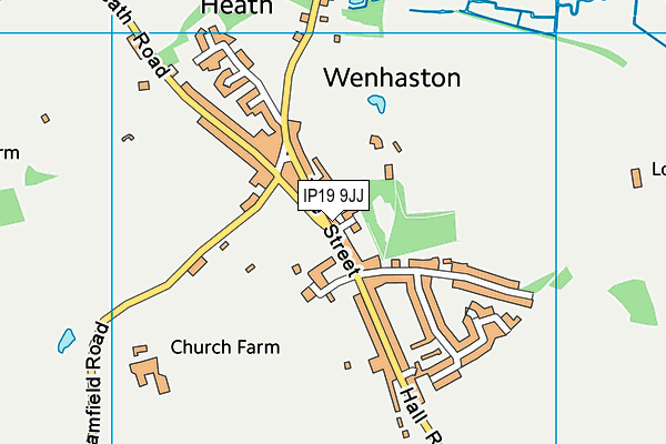 IP19 9JJ map - OS VectorMap District (Ordnance Survey)