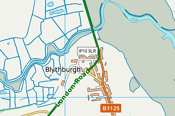 IP19 9LR map - OS VectorMap District (Ordnance Survey)