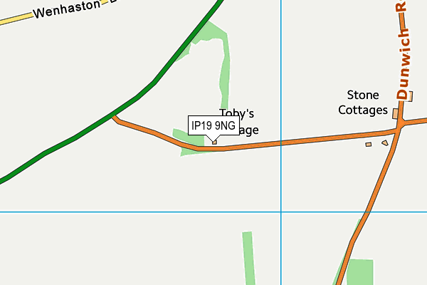 IP19 9NG map - OS VectorMap District (Ordnance Survey)