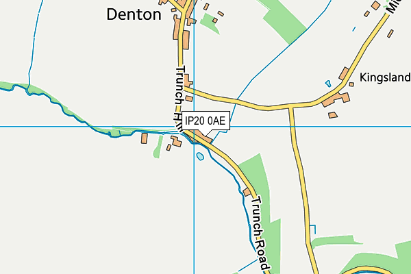 IP20 0AE map - OS VectorMap District (Ordnance Survey)