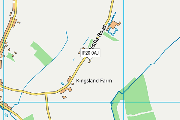 IP20 0AJ map - OS VectorMap District (Ordnance Survey)