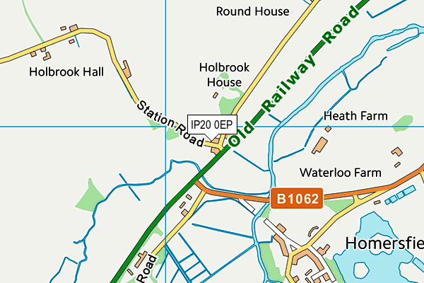 IP20 0EP map - OS VectorMap District (Ordnance Survey)