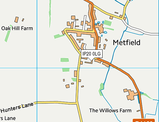 IP20 0LG map - OS VectorMap District (Ordnance Survey)