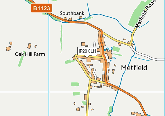 IP20 0LH map - OS VectorMap District (Ordnance Survey)