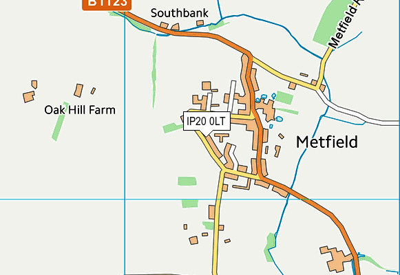 IP20 0LT map - OS VectorMap District (Ordnance Survey)