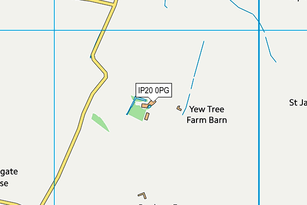 IP20 0PG map - OS VectorMap District (Ordnance Survey)