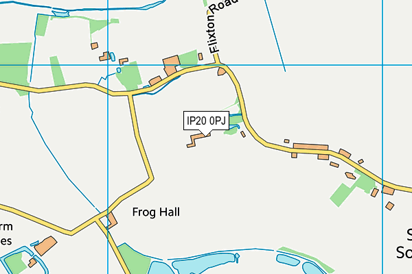 IP20 0PJ map - OS VectorMap District (Ordnance Survey)