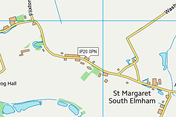 IP20 0PN map - OS VectorMap District (Ordnance Survey)