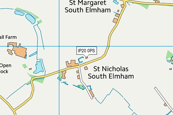 IP20 0PS map - OS VectorMap District (Ordnance Survey)