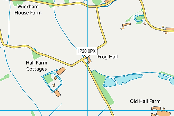 IP20 0PX map - OS VectorMap District (Ordnance Survey)