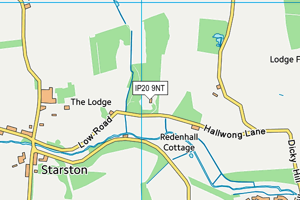 IP20 9NT map - OS VectorMap District (Ordnance Survey)