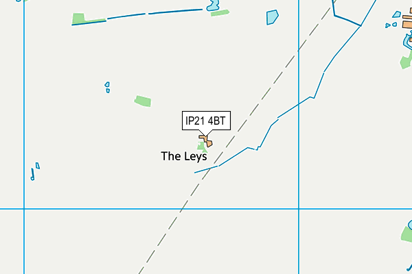 IP21 4BT map - OS VectorMap District (Ordnance Survey)