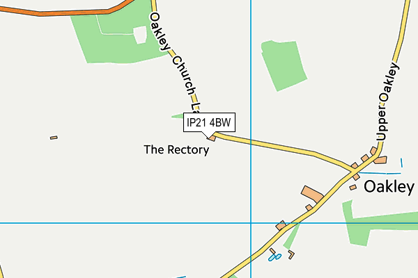 IP21 4BW map - OS VectorMap District (Ordnance Survey)