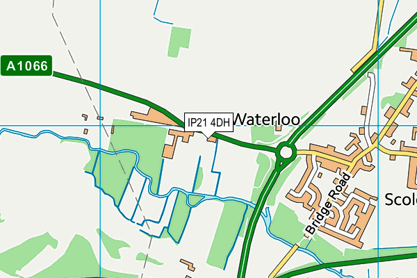 IP21 4DH map - OS VectorMap District (Ordnance Survey)