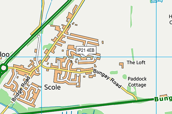 IP21 4EB map - OS VectorMap District (Ordnance Survey)