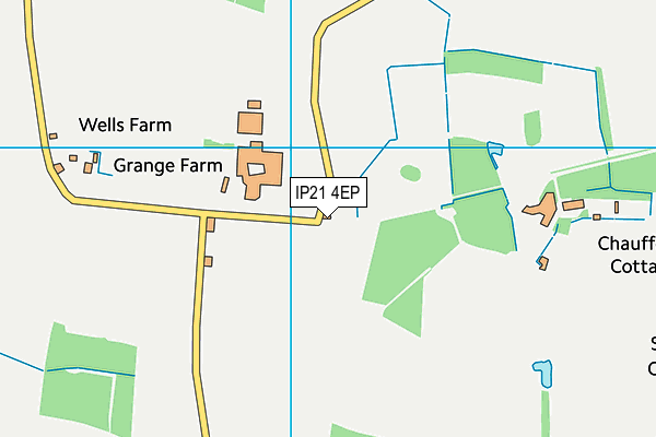 IP21 4EP map - OS VectorMap District (Ordnance Survey)