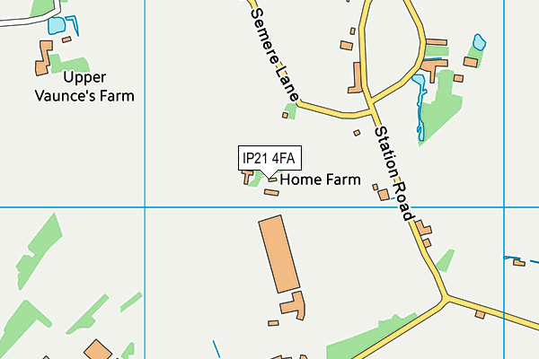 IP21 4FA map - OS VectorMap District (Ordnance Survey)