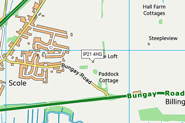 IP21 4HG map - OS VectorMap District (Ordnance Survey)