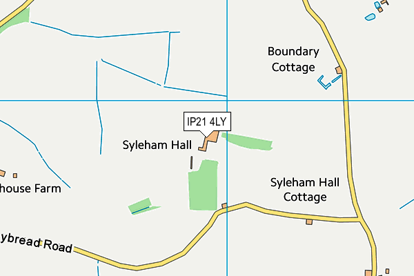 IP21 4LY map - OS VectorMap District (Ordnance Survey)