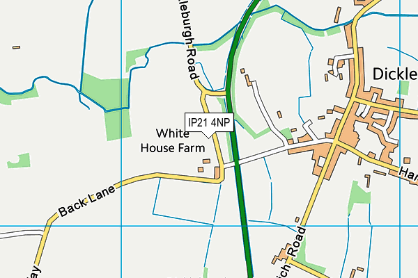 IP21 4NP map - OS VectorMap District (Ordnance Survey)