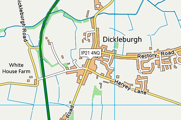 IP21 4NQ map - OS VectorMap District (Ordnance Survey)