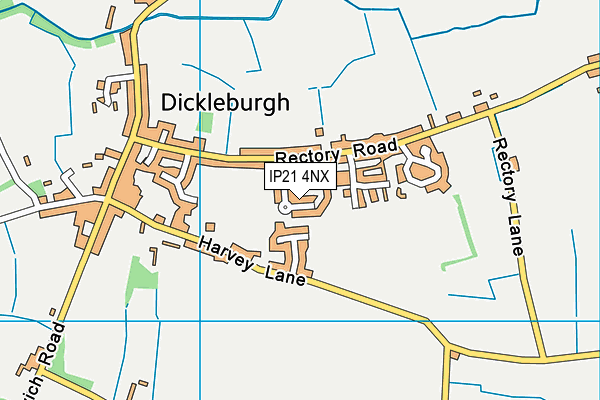 IP21 4NX map - OS VectorMap District (Ordnance Survey)