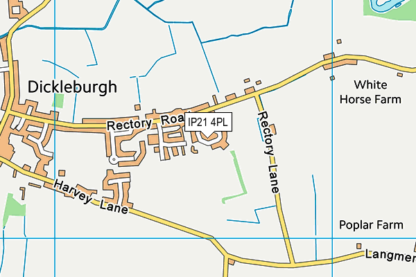 IP21 4PL map - OS VectorMap District (Ordnance Survey)