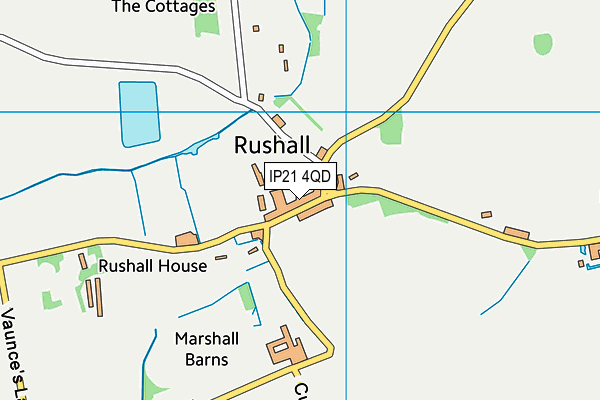 IP21 4QD map - OS VectorMap District (Ordnance Survey)