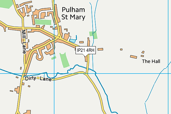 IP21 4RH map - OS VectorMap District (Ordnance Survey)