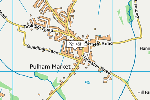 IP21 4SH map - OS VectorMap District (Ordnance Survey)