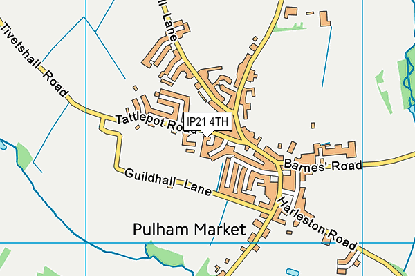 IP21 4TH map - OS VectorMap District (Ordnance Survey)