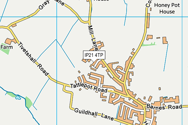 IP21 4TP map - OS VectorMap District (Ordnance Survey)