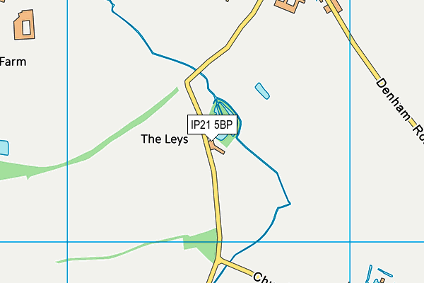 IP21 5BP map - OS VectorMap District (Ordnance Survey)