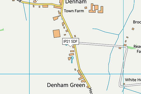 IP21 5DF map - OS VectorMap District (Ordnance Survey)