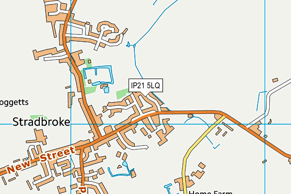 IP21 5LQ map - OS VectorMap District (Ordnance Survey)