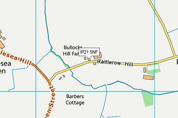 IP21 5NF map - OS VectorMap District (Ordnance Survey)