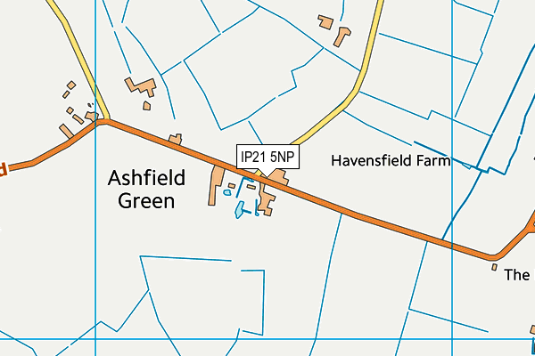 IP21 5NP map - OS VectorMap District (Ordnance Survey)