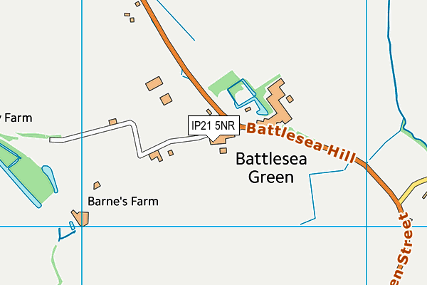 IP21 5NR map - OS VectorMap District (Ordnance Survey)