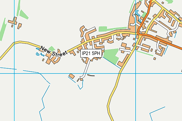 IP21 5PH map - OS VectorMap District (Ordnance Survey)