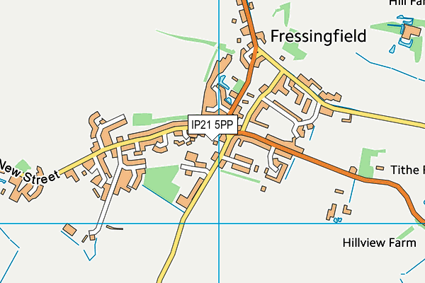 IP21 5PP map - OS VectorMap District (Ordnance Survey)