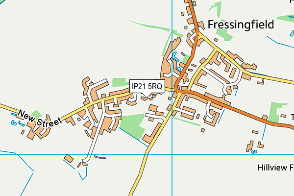 IP21 5RQ map - OS VectorMap District (Ordnance Survey)