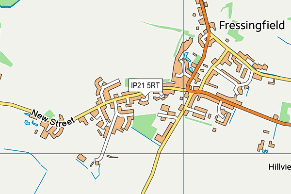IP21 5RT map - OS VectorMap District (Ordnance Survey)