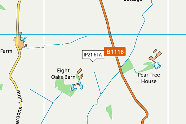 IP21 5TA map - OS VectorMap District (Ordnance Survey)