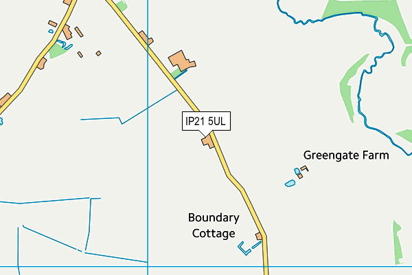 IP21 5UL map - OS VectorMap District (Ordnance Survey)