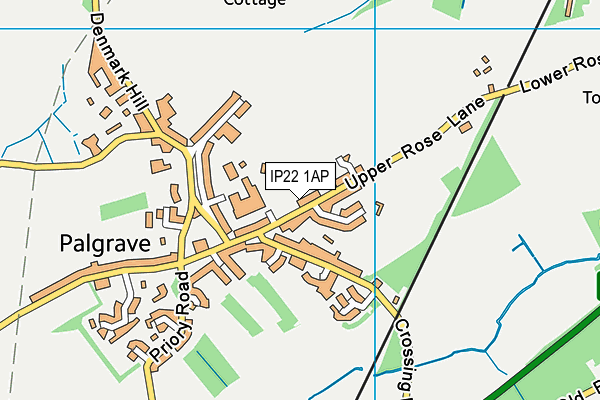 Palgrave Community Centre map (IP22 1AP) - OS VectorMap District (Ordnance Survey)