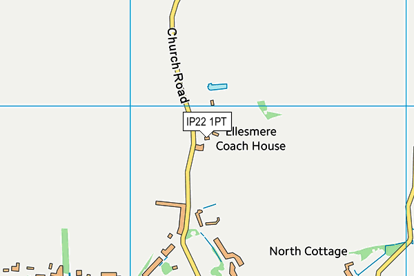 IP22 1PT map - OS VectorMap District (Ordnance Survey)