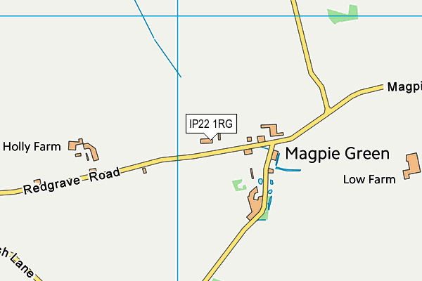 IP22 1RG map - OS VectorMap District (Ordnance Survey)