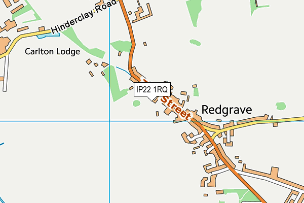 IP22 1RQ map - OS VectorMap District (Ordnance Survey)