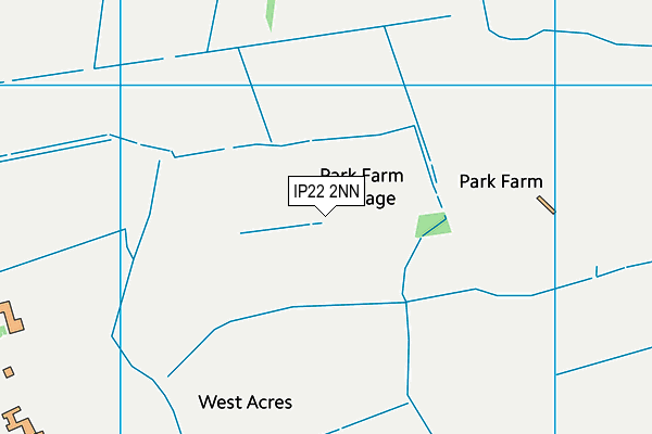 IP22 2NN map - OS VectorMap District (Ordnance Survey)